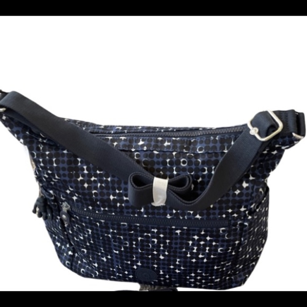 NWT Kipling HB6629 Alenya Crossbody Shoulder Bag Purse Nylon Small O Print Multi